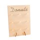 thumbnail image 1 of Soportes para Donuts DIY, tablero de pared, soporte de exhibición de Donuts de madera, decoración reutilizable para fiesta en casa, cocina, boda, 1 of 8