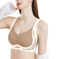 thumbnail image 5 of Uqiangy Corset Tops Ultra-Thin Underwear Bra Women's Exotic Bustiers & Corsets Padded Bras for Women Small Breast Women's Underwear And Bras No Wire Bras for Women Full Coverage Khaki XL, 5 of 5