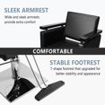 thumbnail image 3 of OmySalon Hydraulic Styling Chair for Hair Salon, Modern Hairdressing Barber Chair Square Base, 360 Degrees Swivel, Beauty Spa Equipment, 3 of 9