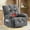 Gray, variant on Domi Bonn Massage Swivel Recliner Chair with Vibration Massage and Lumbar Heating for Adults, 350LBS Oversized Rocker Recliner Single Sofa with Side Pocket and USB Charge Port for Living Room, Green