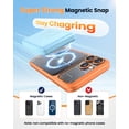 thumbnail image 2 of morfec Magsafe Portable Charger, 12000mAh Magnetic Wireless Power Bank with 20W PD Fast Charging, Slim Wireless Battery Pack Compatible with iPhone 17/16/15/14/13 Series, Sky Blue, 2 of 7