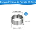 thumbnail image 2 of Uxcell 3Pcs Adaptador de Grifo, Femenino 0.85 pulgadas a Femenino 0.93 pulgadas Fregadero de Cocina, 2 of 6