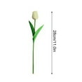 thumbnail image 3 of 10pcs Artificial Tulips Flash Led Light For Garden Home Decor Wedding Banquet Gift, 3 of 13