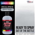 thumbnail image 4 of U.S. Art Supply Ready to Spray Silver Pearl Pearlized Special Effects Acrylic Airbrush Paint - 8oz Bottle, Professional Grade Non-Toxic Water-Based Colors for Vibrant & Permanent Results, 4 of 4
