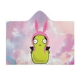 thumbnail image 7 of Kuchi Kopi Bob's Burgers Soft Wearable Blanket Hoodie Hooded Blanket Warm Decor Gift For Kids Adult For Sofa Bed Office, 7 of 7