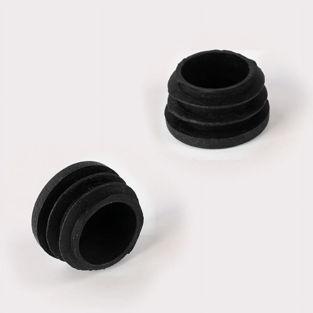 Jinsinto 35pcs Chasie Foot Cap End Cap Leg Tube Insert Table Furniture Protection Plastic Round 16mm outer dia
