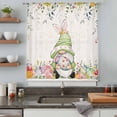 thumbnail image 5 of Gnomes Easter Sheer Curtains 108" Extra Long, Eucalyptus Spring Floral Eggs Rustic Vintage Light Filering Curtains, Privacy Drapes Simi Floor to Veiling Curtain for Living Room Window Treatment, 5 of 9