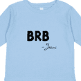thumbnail image 4 of Inktastic Easter Brb Jesus Boys or Girls Long Sleeve Toddler T-Shirt, 4 of 5