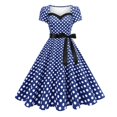 thumbnail image 1 of Vestidos de Fiesta de Cóctel para las Mujeres sin Mangas Cuello en V Vintage Impreso Vestido Elástico, Fiesta de Moda Y Vestido Casual, 1 of 9
