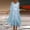 *Blue, variant on U Women's 2 Piece Outfit, Sleeveless Crew Neck Midi Dress and Solid Cardigan Set,Casual Summer Two Piece Dress Set Blue,Women's Plus XXXL