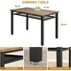 thumbnail image 1 of Juego de Mesa y 4 Sillas para Comedor con Estante de Almacenamiento, Set Completo para Comedor en Casa, 1 of 5