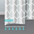 thumbnail image 4 of Grey Fabric Shower Curtain, Waterproof Design and Polyester, Quick-Drying, Weighted Hem, Shower Curtains Set for Bathroom W 72 x H 72, Durable and Washable with 12 Hooks, 4 of 6
