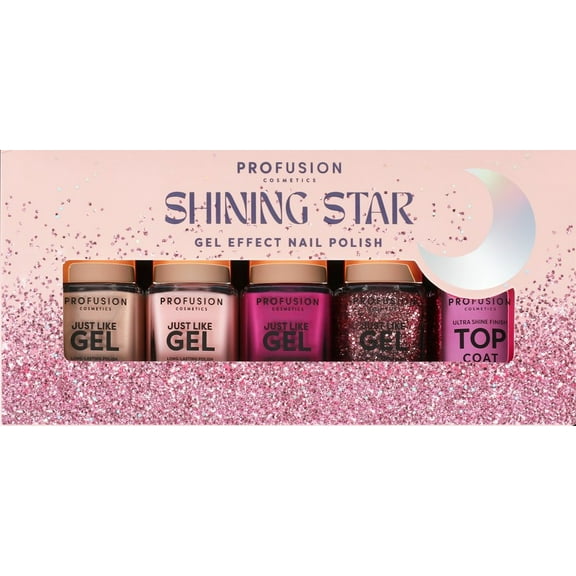 Shining Star Gel Effect Nail Polish Set