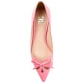 thumbnail image 5 of Journee Womens Lutana Pointed Toe Kitten Heel Pumps, Widths Available, 5 of 10