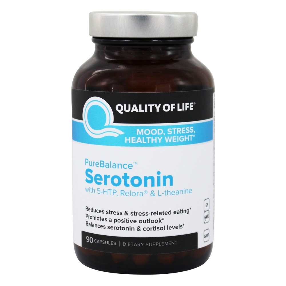 Quality Of Life Labs Pure Balance Serotonin Weight Management, Dietary Supplement, 250 mg Relora