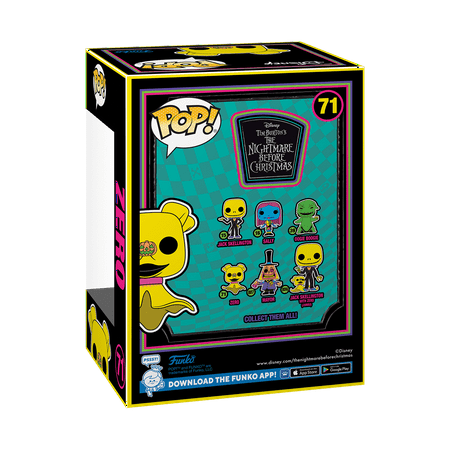 Funko - POP Disney: TNBC BLKLT- Zero