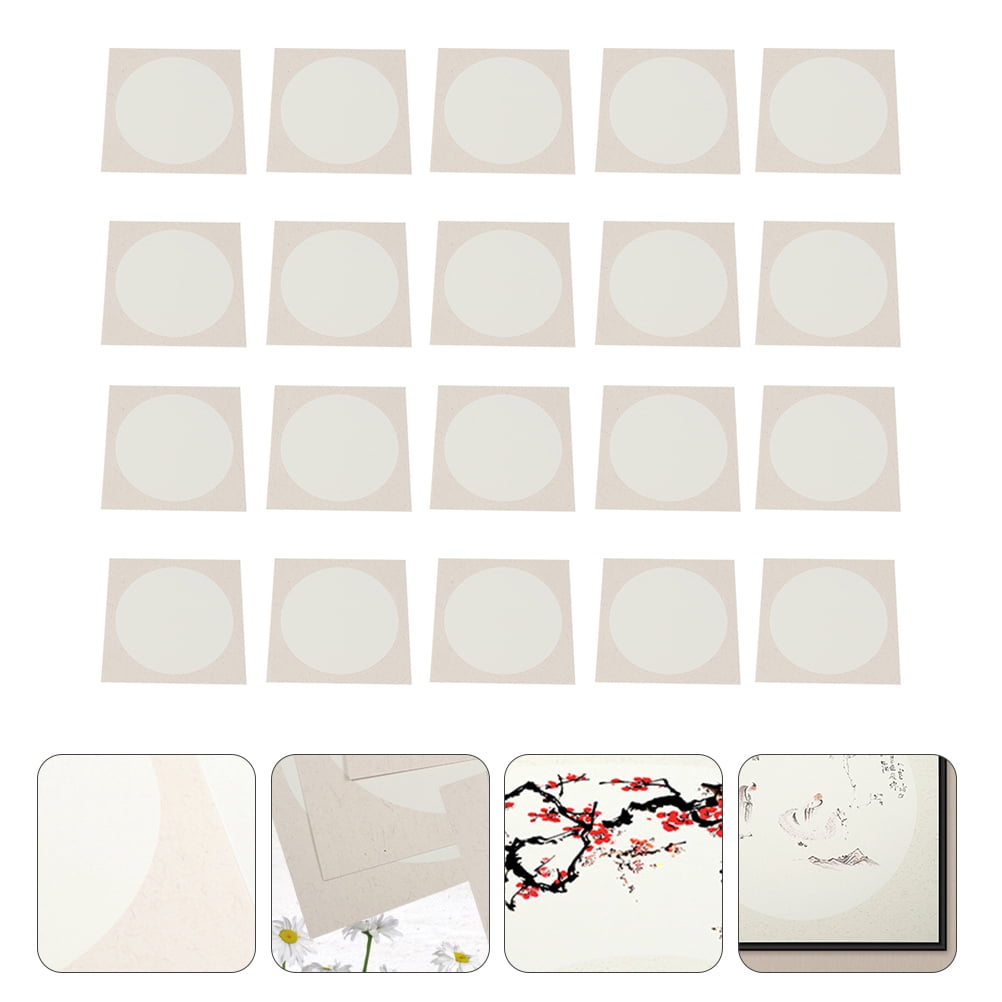 LABRIMP 20 Sheets Chinese Artist Paper Set for Beginners, Water Absorbent Ink Diffusion for and Painting
