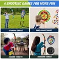 thumbnail image 2 of 2 Pack Kids Bow and Arrow with 29" Large Dart Board, LED Light Up Archery Set with 24 Suction Cup Arrows, Indoor Outdoor Sport Dinosaur Toys Gifts for 3 4 5 6 7 8 9 10 11 12 Year Old Boys Girls, 2 of 9