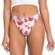 thumbnail image 1 of Balery Valentine Gnomes Tangas de Algodón para Mujer con Estampado – Ropa Interior Sexy, Transpirable, G-string-X-Large, 1 of 6