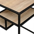 thumbnail image 5 of Table d'Appoint Contemporaine en Métal et Bois 16 Pouces - Chêne, 5 of 5