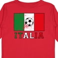 thumbnail image 4 of Inktastic Italian Soccer Boys or Girls Long Sleeve Toddler T-Shirt, 4 of 5