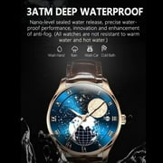 Poedagar New Fashion Quartz Leather Men Watch Top Brand Luxury Waterproof Luminous Date Mens Wristwatch Casual Sport Watches - Quartz Wristwatches
