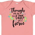 thumbnail image 4 of Inktastic Though She Be but Little She is Fierce Shakespeare Girls Baby Bodysuit, 4 of 5