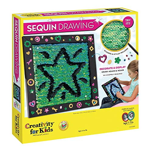 Creativity for Kids Sequin Drawing Board Kit