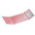 thumbnail image 4 of Teclado Diente Plegable Innotech Con Inalámbrico Portátil R () Rosa Azul, 4 of 9