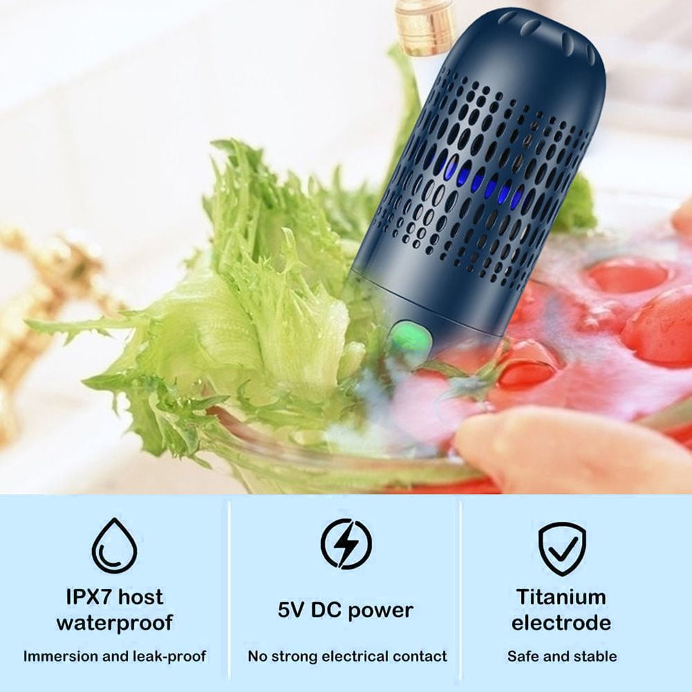 Fruit and Vegetable Washing Machine, Portable Fruit Cleaner Device, USB  Wireless Food Purifier Vegetable Washer, IPX7 Produce Purifier with OH-ion  Purification Technology for Fruits, Vegetables, Meat - Yahoo Shopping