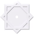 thumbnail image 5 of 18"OD x 1"ID x 10"C x 1"P Axel Architectural Grade PVC Contemporary Ceiling Medallion, 5 of 7