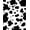Black And White, Pattern 1, variant on ODIKA 8'x10' Washable Area Rug Durable, Non-Slip Cowboy Contemporary Abstract Spotted Bold Irregular Bathroom for Living Room, Under Sectional, Family