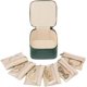 thumbnail image 1 of Cajas de cuero para joyas para viajes con bolsas de terciopelo y cremallera para mujeres, estuche de viaje para joyas, estuche organizador de cuero portátil para joyas, estuche organizador de viaje pa, 1 of 7