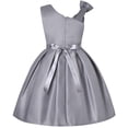 thumbnail image 3 of Robes Fille Robes Formelles Tout-Petits Robe Grise Filles Robe pour Thé Filles Robes Taille Filles Mode, 3 of 4