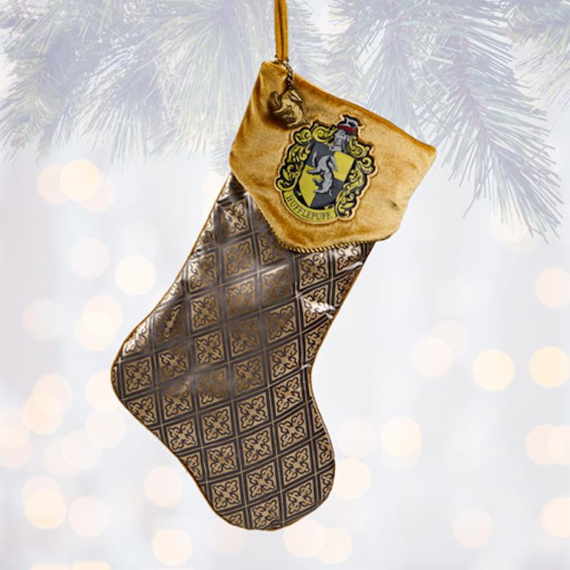 Universal Studios Harry Potter Hufflepuff Christmas Stocking New with Tags 