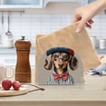 thumbnail image 2 of Yayeee Napkin Holder for Table Kitchen Paper Tissue Organization, Red Dog Artist, 2 of 8