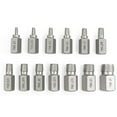 thumbnail image 3 of 17Pcs Screw Extractor Set Damaged Broken Bolt Screw Extractor Hex Head Extractor, 3 of 9