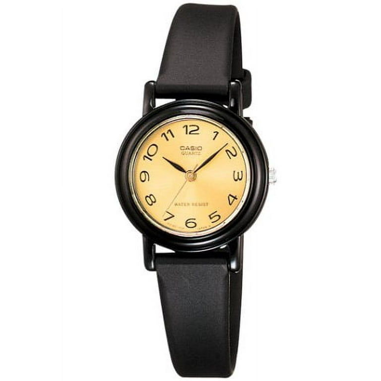 Casio Women's Classic Gold Face Watch with Superior Technology