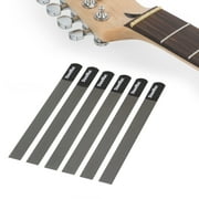 StewMac Gauged Nut Slotting File Set for Electric Guitar, For Medium Strings - Set of 6