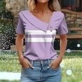 thumbnail image 2 of Camisetas de Manga Corta para Mujeres Casual, Camiseta con Botón Impreso a Damas para Diario, Espectáculo Y Fiesta, 2 of 6