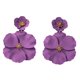 thumbnail image 5 of Pendientes colgantes Fernando de flores Violeta, 5 of 8