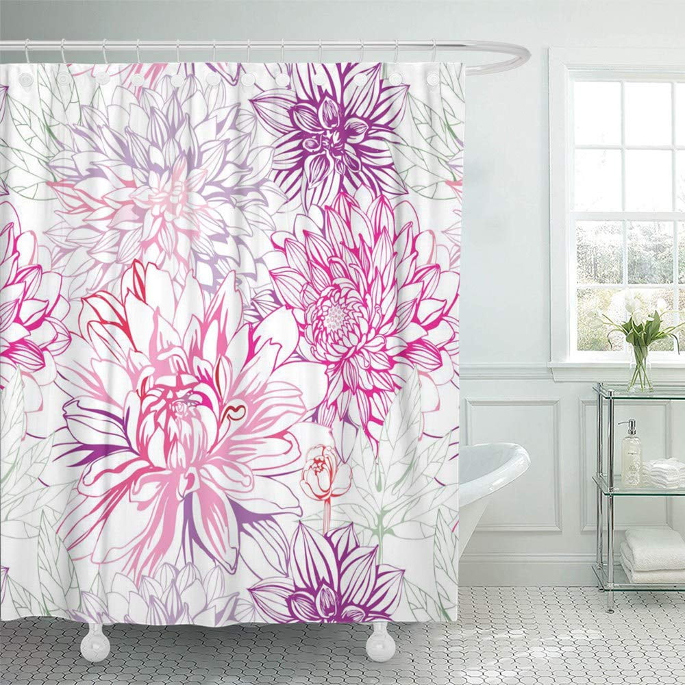 Floral Drift Shower Curtain NCU0DDK2567