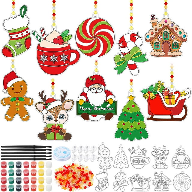 Set Art Craft Beeveer Xmas 30 juegos de atrapasoles de 9 cm