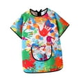 thumbnail image 3 of Elodie Kids Art Smock Painting Apron Multifunction Washable Toddlers Smock Baby Feeding M, 3 of 8