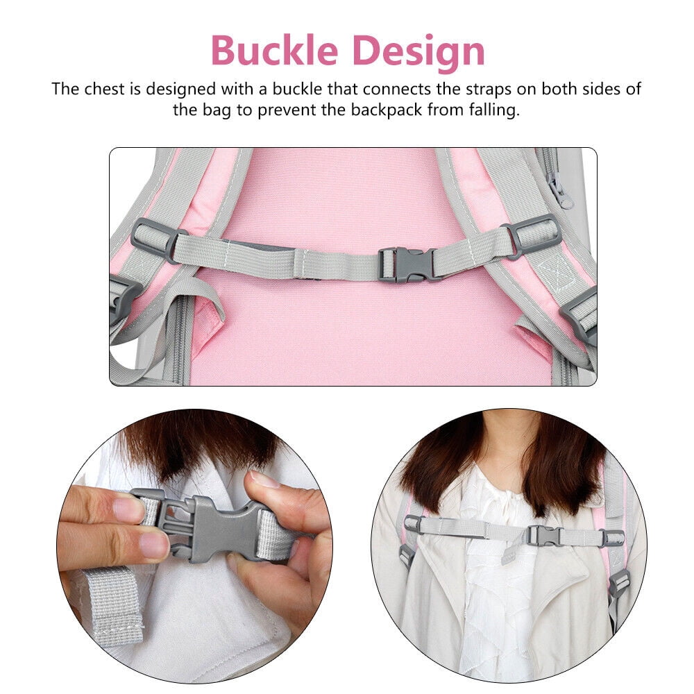 Cat Backpack Carrier, Foldable Pet Carrier for Dogs and Cats Travel, Hiking, Walking & Outdoor Use, Airline Approved Pet Backpack