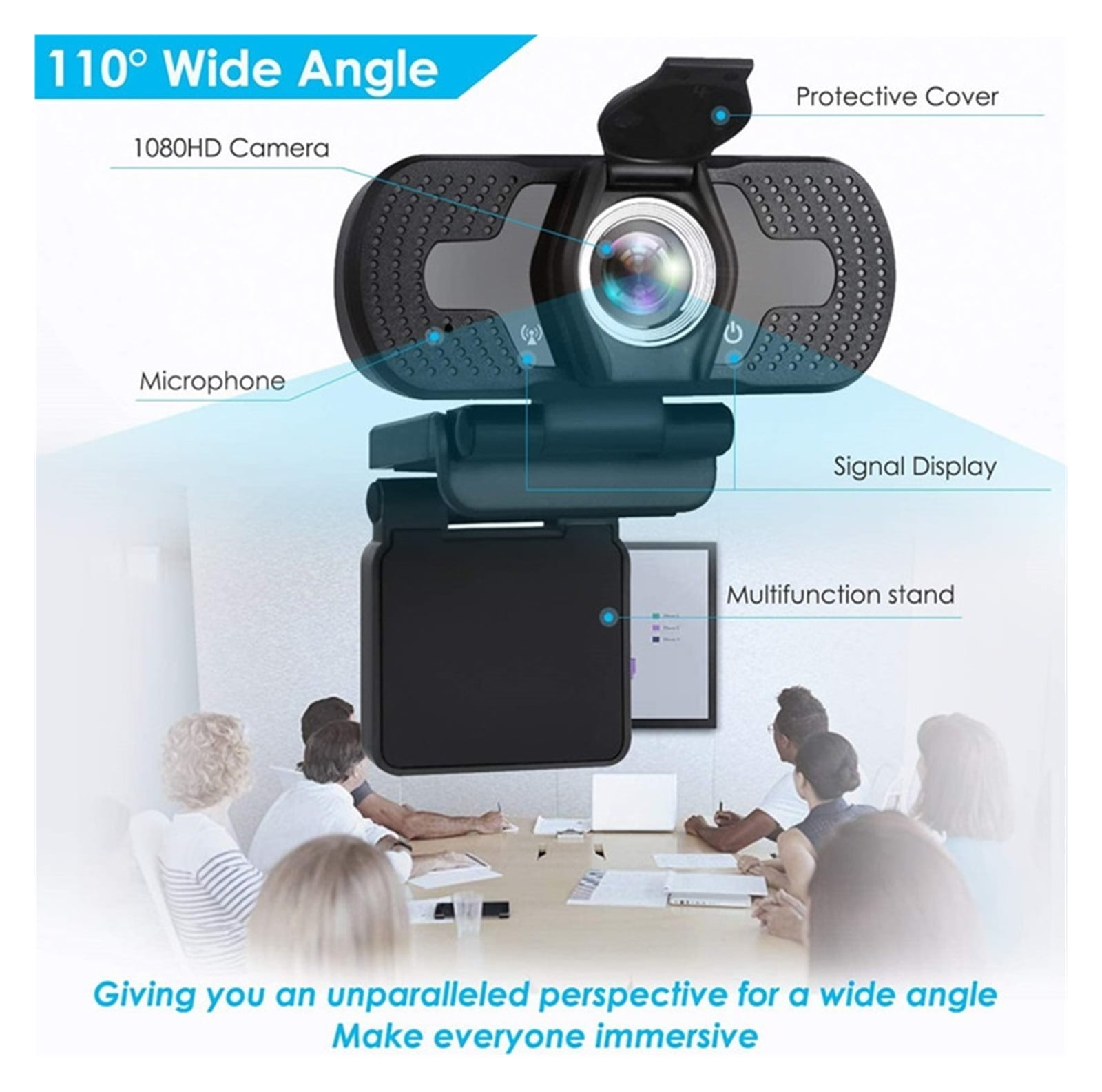 Webcam 1080P Full HD Web Camera With Microphone Web Cam 1080p For PC Computer Laptop Desktop USB Camara Web ,HD Video