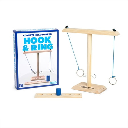Hook & Ring Family by What Do You Meme? – Fun Ring Toss Family Game for Gatherings, 2 Player Games,  for Kids Ages 8 