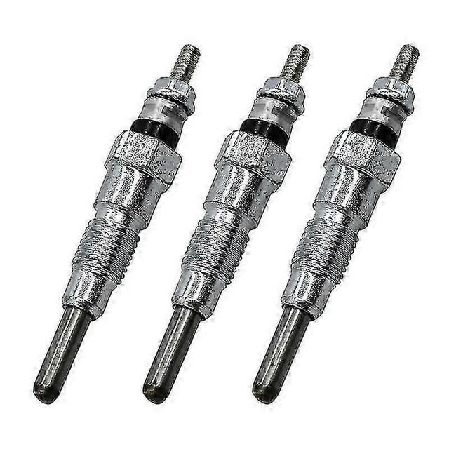 3PCS 15951-65510 1595165510 15951-65512 Engine Heater Glow Plugs 10mm for Kubota Engine D650 D750 D