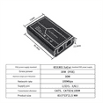 thumbnail image 4 of Gigabit POE Extender 2 Port 1000M Network Switch Repeater 30W IEEE802.3Af/At Plug&Play for PoE Switch NVR IP Camera,1 * Network Switch Repeater,Black, 4 of 6