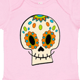 thumbnail image 4 of Inktastic Smiling Sugar Skull for Day of the Dead Boys or Girls Baby Bodysuit, 4 of 5